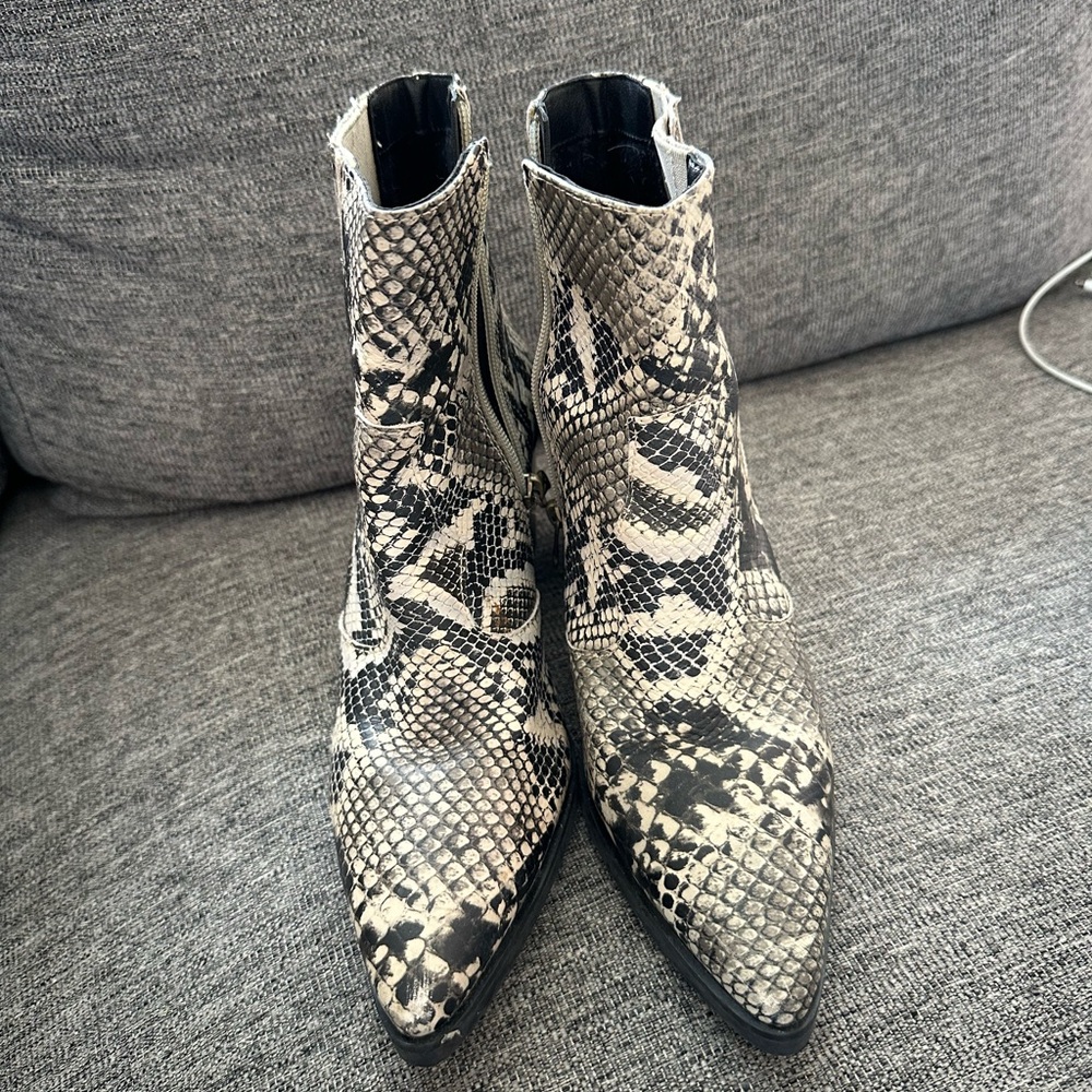 Blondo Snakeskin Boots